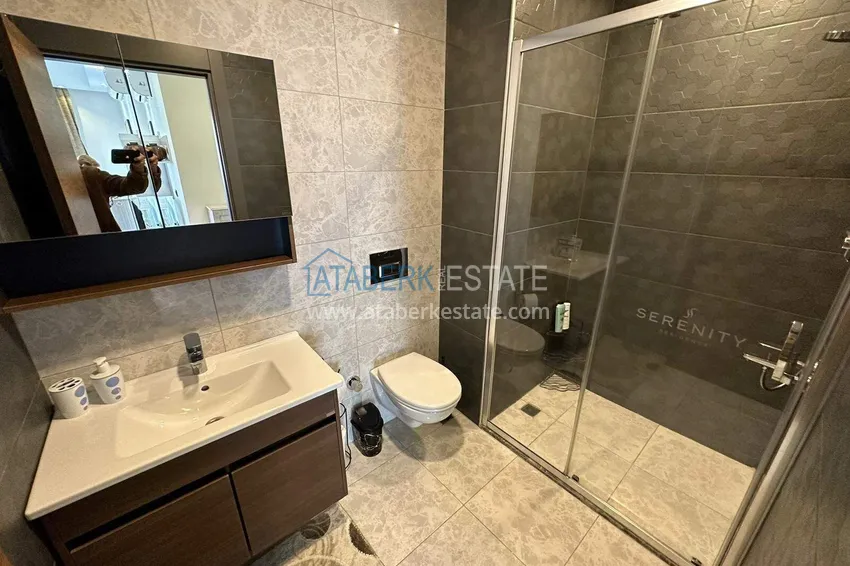 Kupuj  Apartament 1+1 w Alanya, dzielnica Mahmutlar — meble, widok na góry 17 