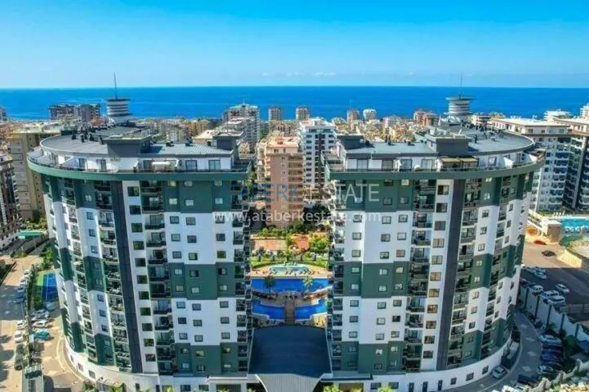 Apartament w Alanyi — kompleks hotelowy, 550 metrów od morza, dzielnica Mahmutlar  2 