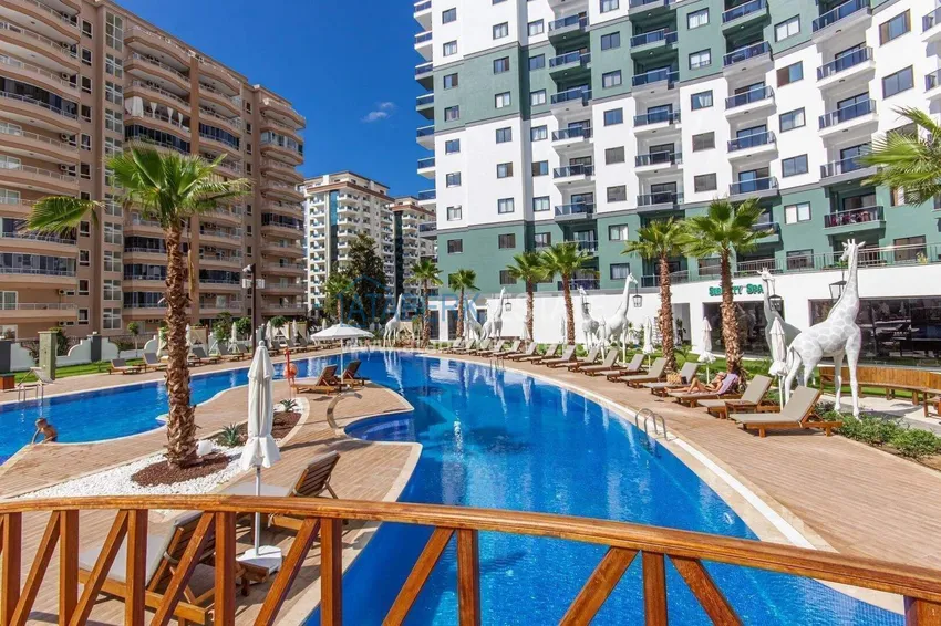 Apartament w Alanyi — kompleks hotelowy, 550 metrów od morza, dzielnica Mahmutlar  22 