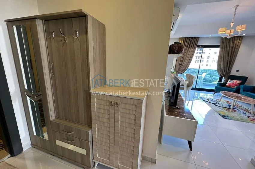 Kupuj  Apartament 1+1 w Alanya, dzielnica Mahmutlar — meble, widok na góry 2 
