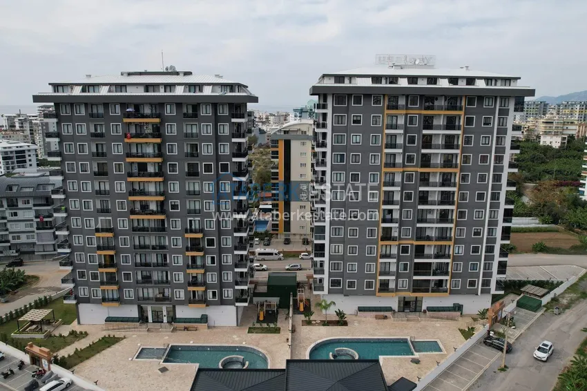 Apartament z wysoką ceną w Alanyi - widok na morze i góry, kompleks premium, dzielnica Mahmutlar  3 