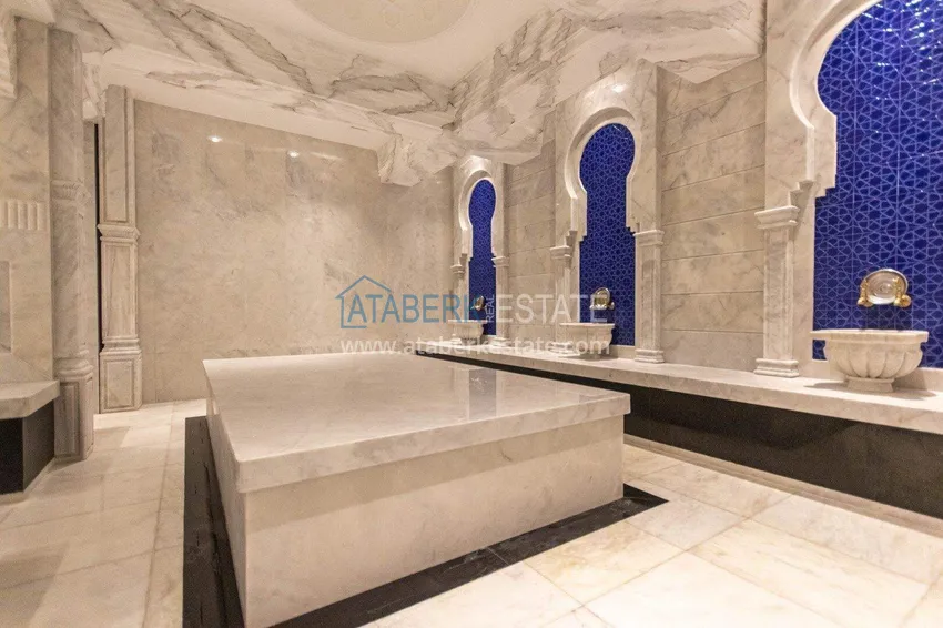 Apartament 1+1 w Alanya, dzielnica Mahmutlar — meble, widok na góry 58 