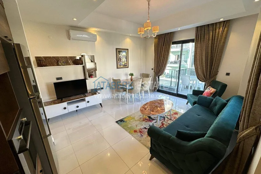 Kupuj  Apartament 1+1 w Alanya, dzielnica Mahmutlar — meble, widok na góry 7 