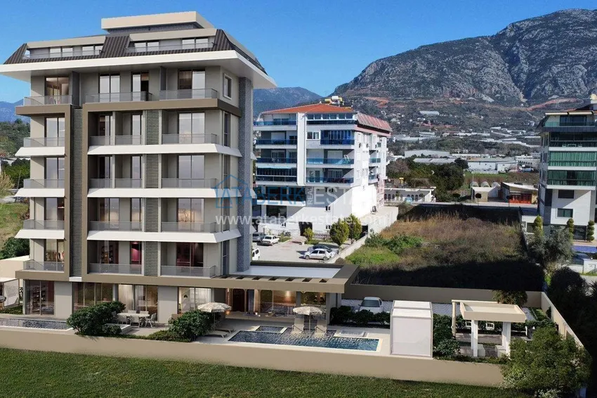 Apartamenty od dewelopera w Kestel — raty, obywatelstwo, zezwolenie na pobyt, wynajem krótkoterminowy  1 