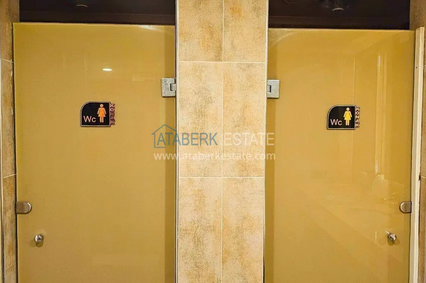 Apartament 2+1 na pierwszej linii w Alanyi, dzielnica Kargicak — meble, boczny widok na morze 56 