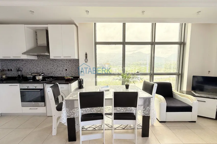 Kupuj  Apartament 1+1 na zezwolenie na pobyt w Alanyi, dzielnica Oba - pod klucz i widoki na góry 9 