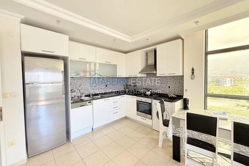 Kupuj  Apartament 1+1 na zezwolenie na pobyt w Alanyi, dzielnica Oba - pod klucz i widoki na góry 10 