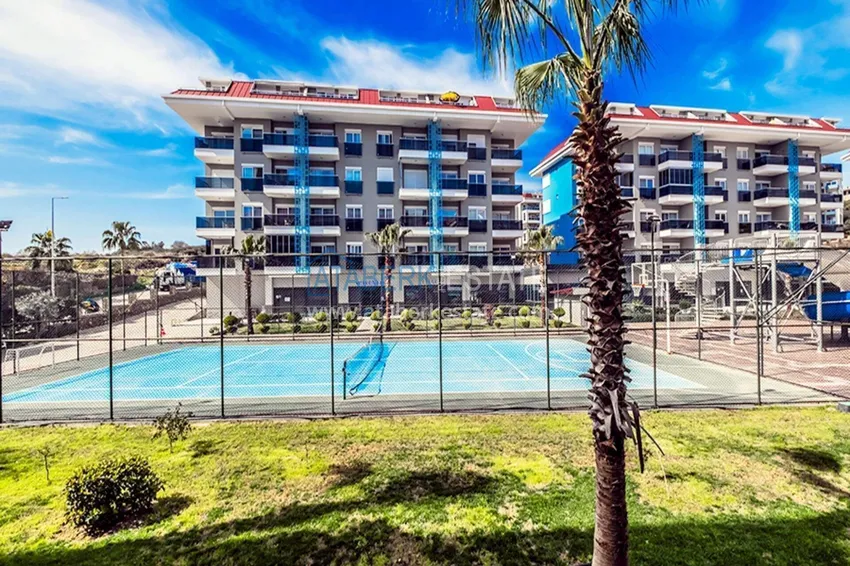 1+1 umeblowane mieszkanie w Alanya, dzielnica Kestel  15 