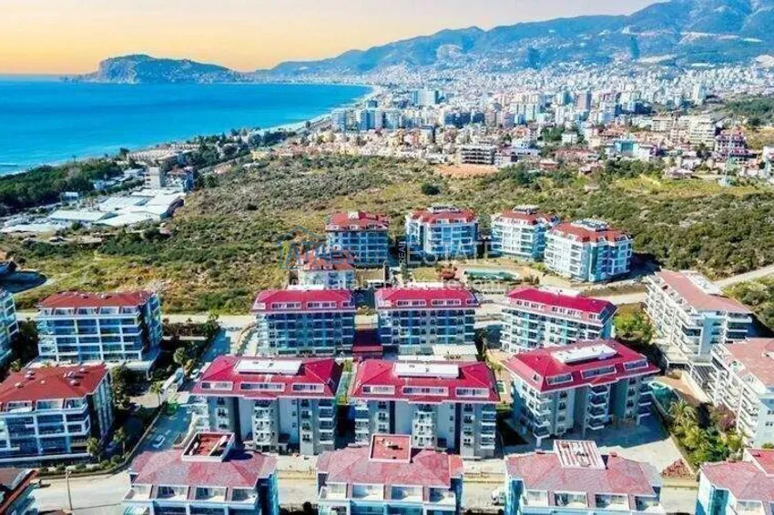 1+1 umeblowane mieszkanie w Alanya, dzielnica Kestel  3 