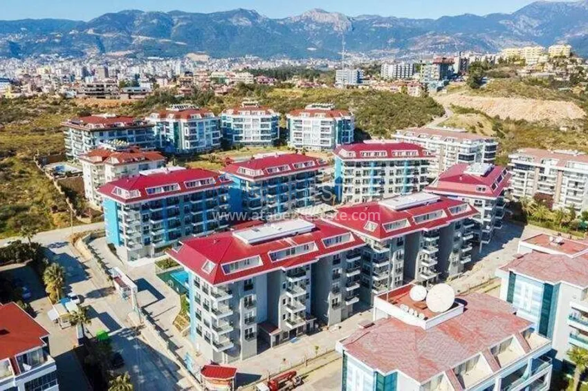 1+1 umeblowane mieszkanie w Alanya, dzielnica Kestel  4 
