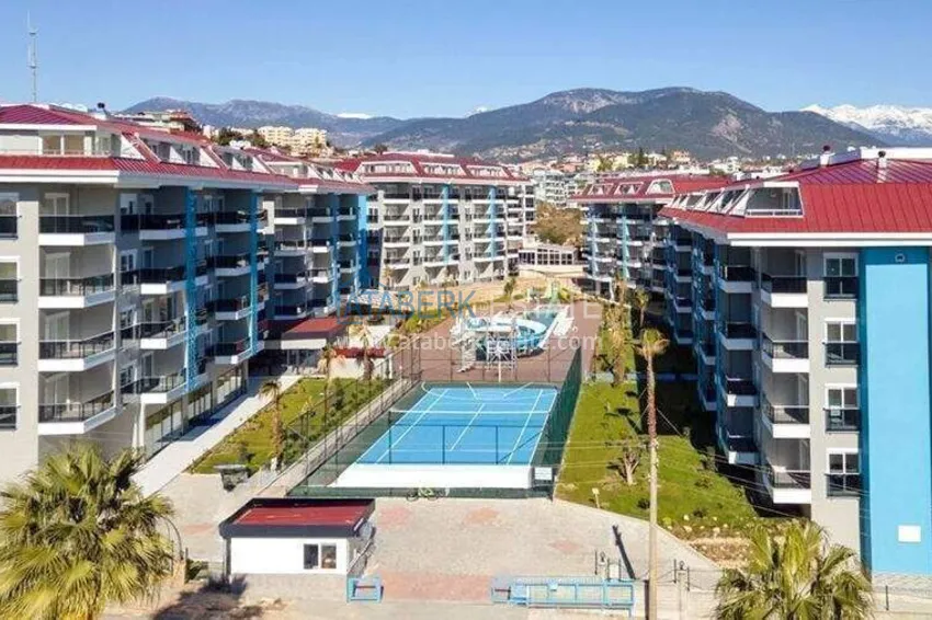 1+1 umeblowane mieszkanie w Alanya, dzielnica Kestel  6 