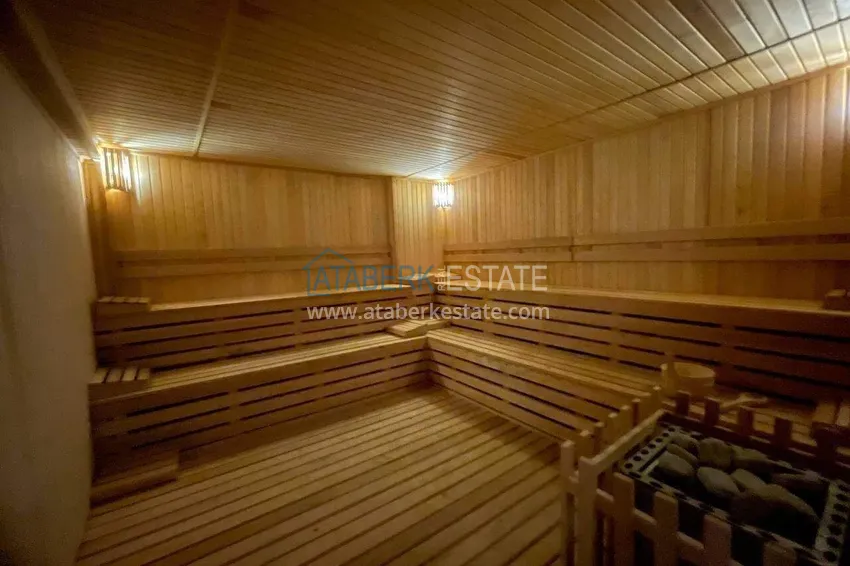 Willa 3+1 w Alanya - kompleks domków letniskowych w dzielnicy Kargicak 14 
