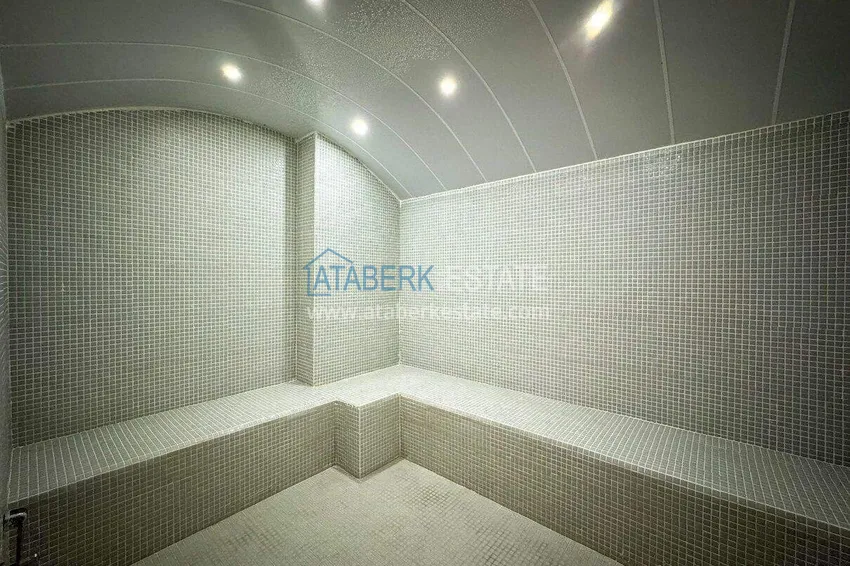 Apartament 2+1 w centrum Alanyi, umeblowany w luksusowym kompleksie, plaża Kleopatra  30 