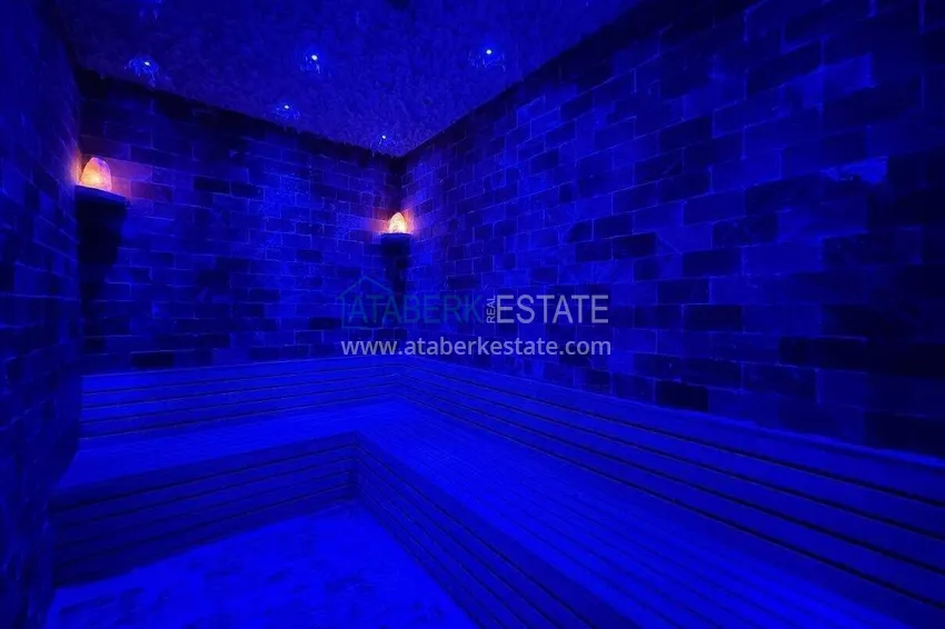 Apartament 2+1 w centrum Alanyi, umeblowany w luksusowym kompleksie, plaża Kleopatra  31 