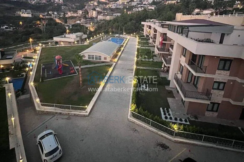 Willa 3+1 w Alanya - kompleks domków letniskowych w dzielnicy Kargicak 2 