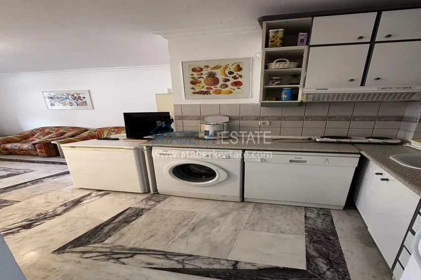 Kupuj  Apartament w centrum Alanyi na zezwolenie na pobyt — jedna sypialnia z meblami, plaża Kleopatra 5 