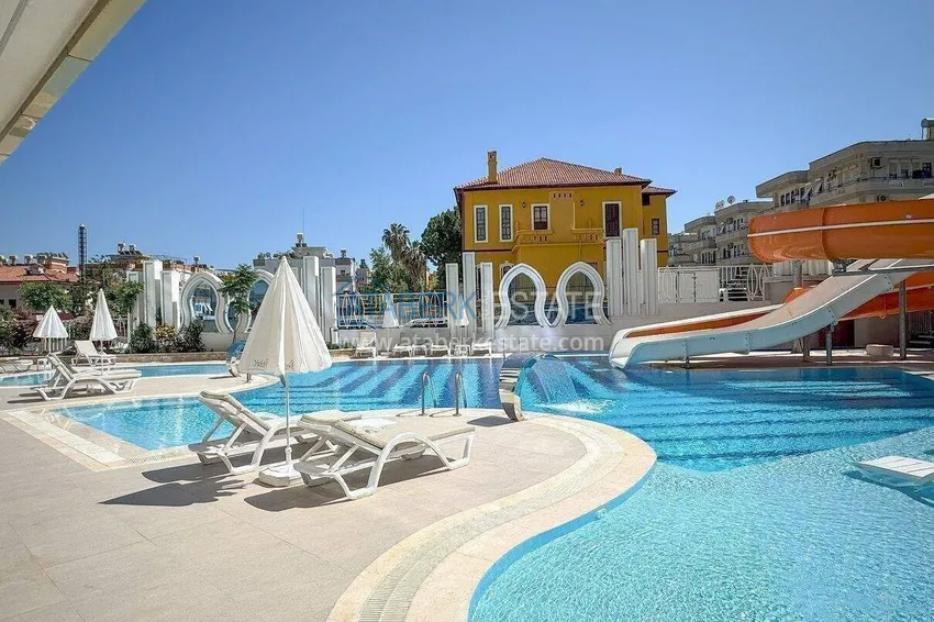 Apartament 2+1 w centrum Alanyi, umeblowany w luksusowym kompleksie, plaża Kleopatra  6 