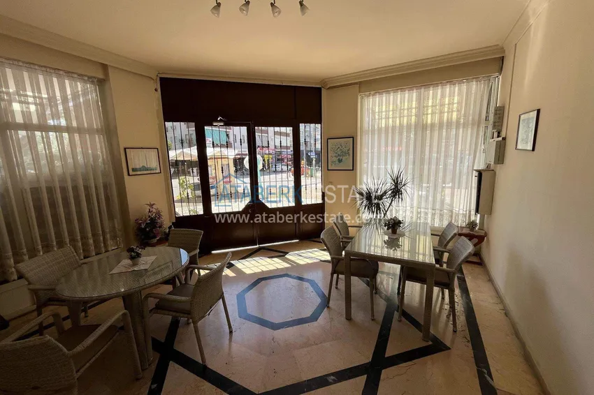 Apartament w centrum Alanyi na zezwolenie na pobyt — jedna sypialnia z meblami, plaża Kleopatra 6 