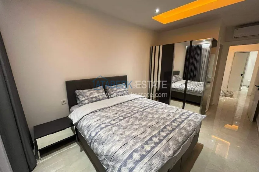 Kupuj  Apartament 2+1 w centrum Alanyi, umeblowany w luksusowym kompleksie, plaża Kleopatra  6 