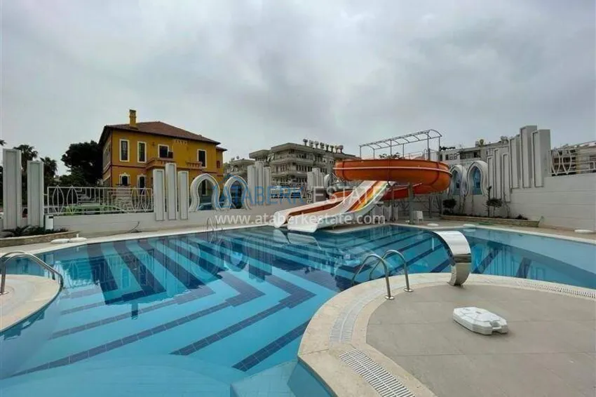 Apartament 2+1 w centrum Alanyi, umeblowany w luksusowym kompleksie, plaża Kleopatra  8 