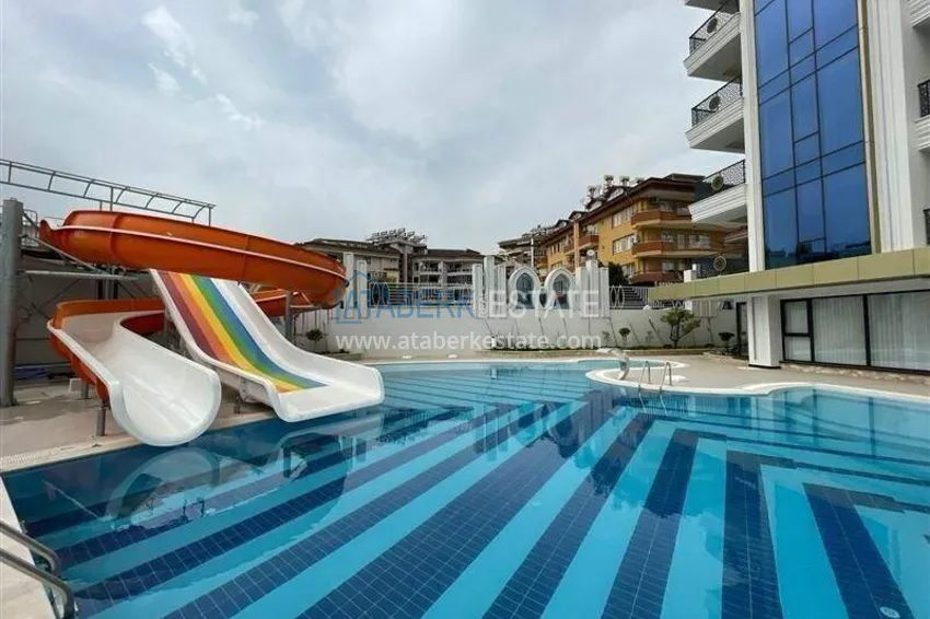 Apartament 2+1 w centrum Alanyi, umeblowany w luksusowym kompleksie, plaża Kleopatra  9 