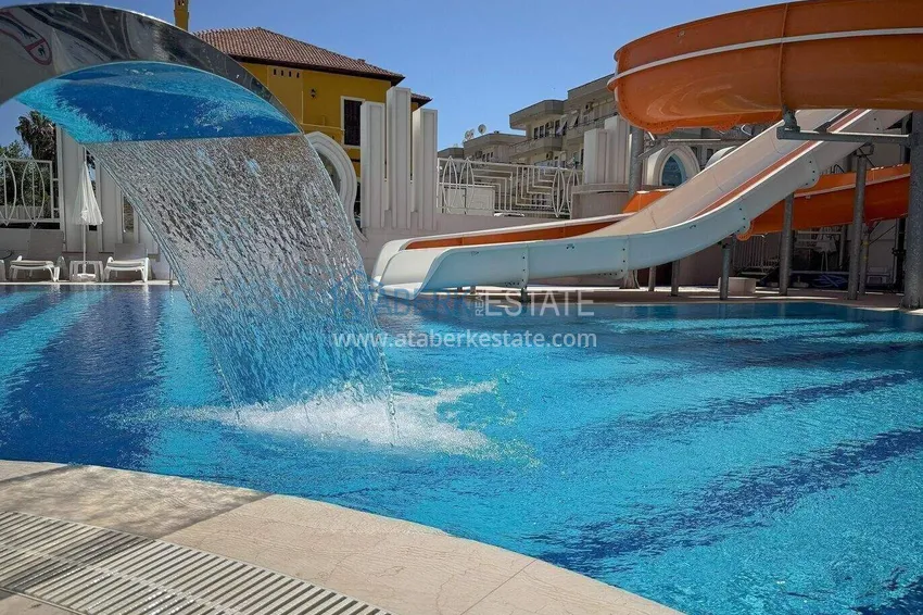Apartament 2+1 w centrum Alanyi, umeblowany w luksusowym kompleksie, plaża Kleopatra  10 