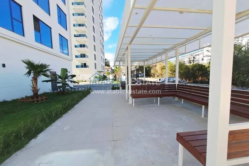 Wynajem w Alanyi - apartament 2+1 z meblami i widokiem na morze w Mahmutlar B45 10 