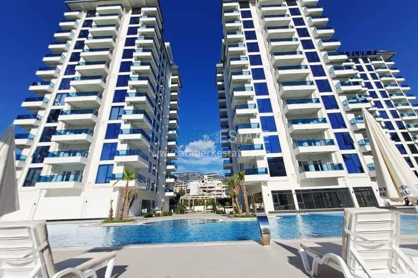 Wynajem w Alanyi - apartament 2+1 z meblami i widokiem na morze w Mahmutlar B45 2 
