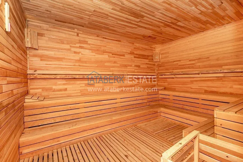 Duplex 3+1 w Alanyi — komfortowy kompleks, centrum Avsallar  23 