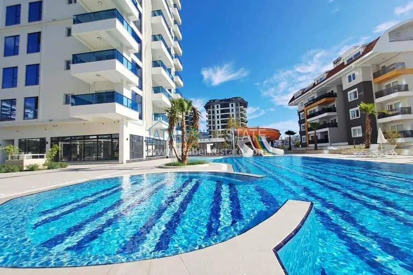 Wynajem w Alanyi - apartament 2+1 z meblami i widokiem na morze w Mahmutlar B45 3 