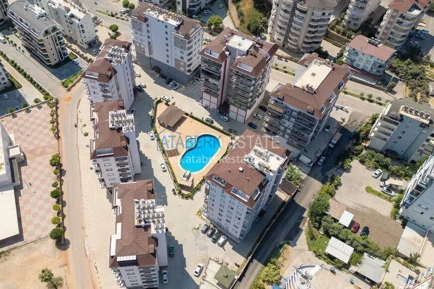 Duplex 3+1 w Alanyi — komfortowy kompleks, centrum Avsallar  3 