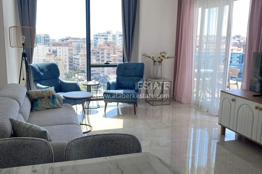 Kupuj  Wynajem w Alanyi - apartament 2+1 z meblami i widokiem na morze w Mahmutlar B45 4 
