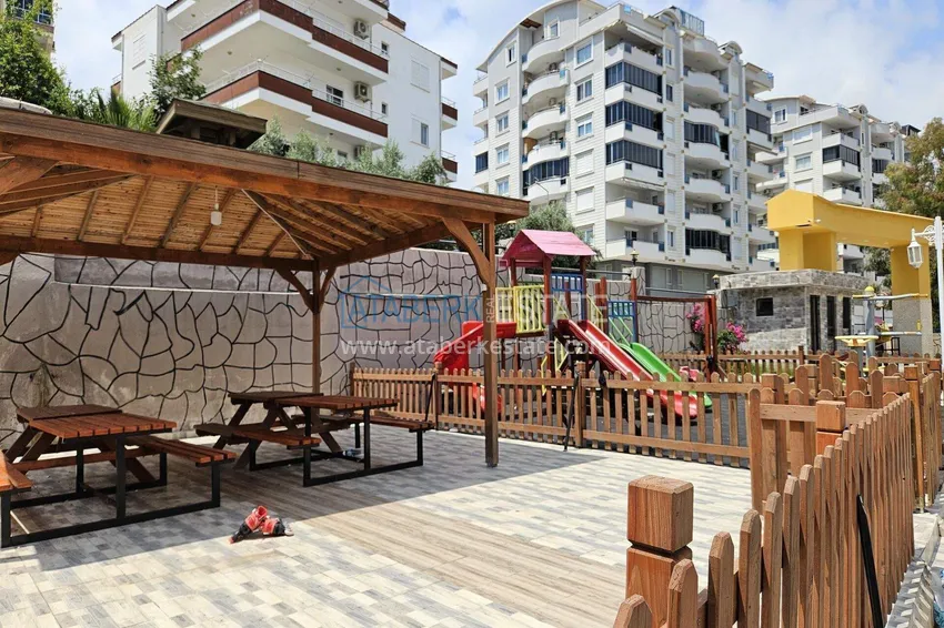 Duplex 3+1 w Alanyi — komfortowy kompleks, centrum Avsallar  8 