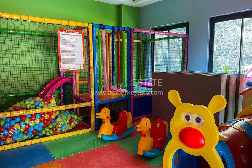 1+1 umeblowane mieszkanie w Alanyi — kompleks hotelowy, dzielnica Mahmutlar 16 