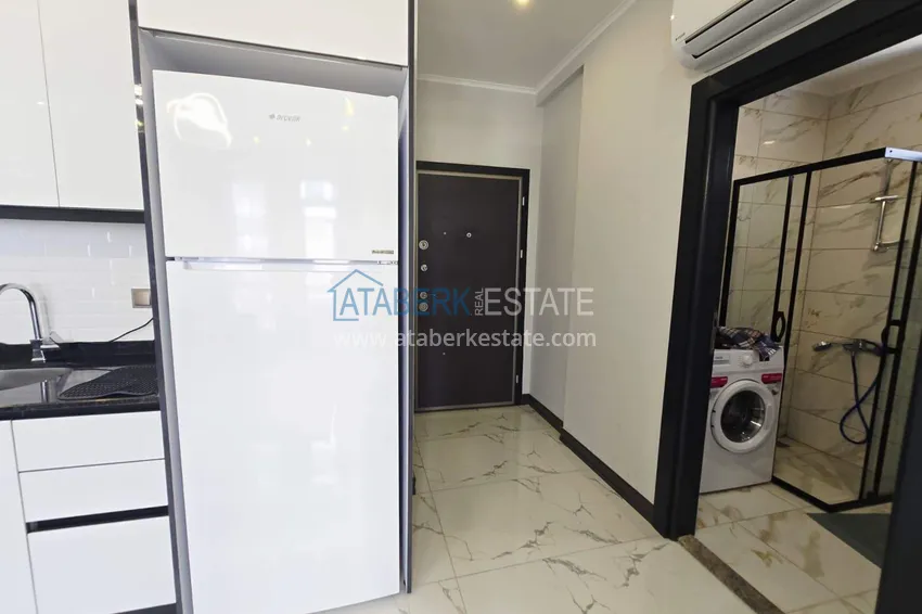 Kupuj  Apartament 1+1 w centrum Alanyi — umeblowany przez właściciela, plaża Kleopatra 1 