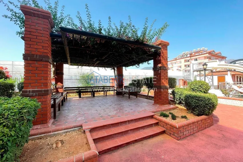 Apartament 2+1 w Alanyi od właściciela — meble, widok na góry, dzielnica Oba 14 