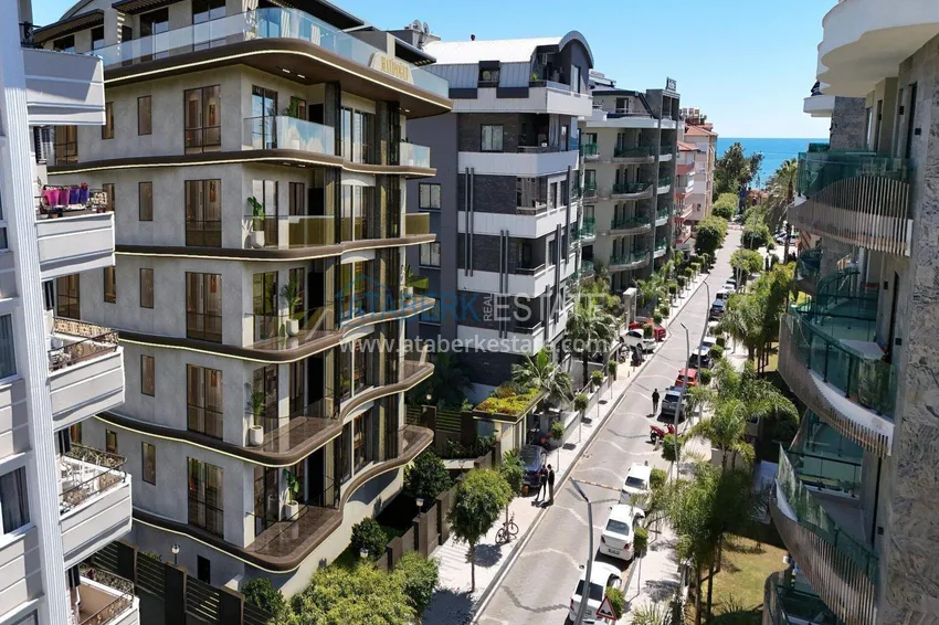 Nieruchomość inwestycyjna na pozwolenia na pobyt i obywatelstwo w centrum Alanyi — rozpoczęcie sprzedaży projektu Off-Plan 4 