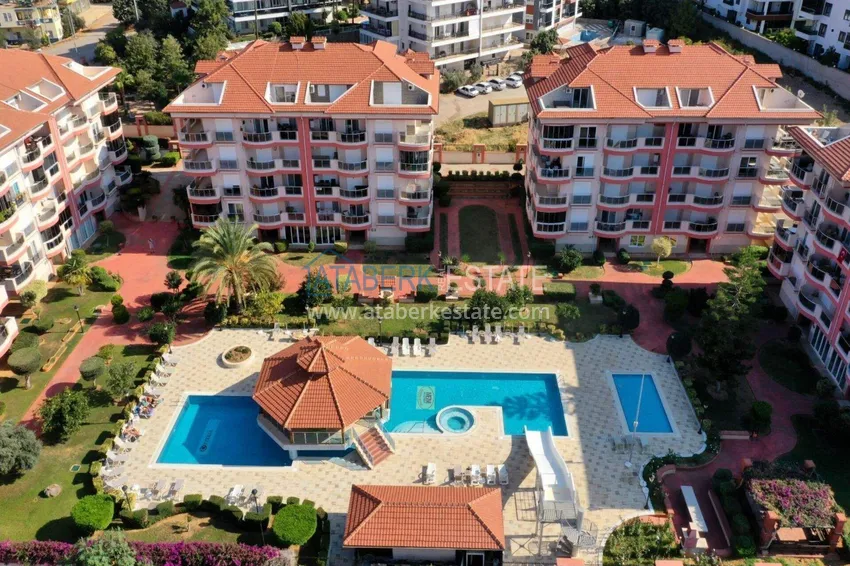Apartament 2+1 w Alanyi od właściciela — meble, widok na góry, dzielnica Oba 4 