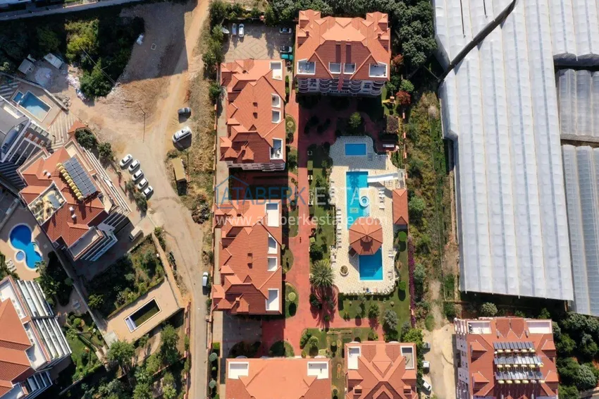 Apartament 2+1 w Alanyi od właściciela — meble, widok na góry, dzielnica Oba 5 
