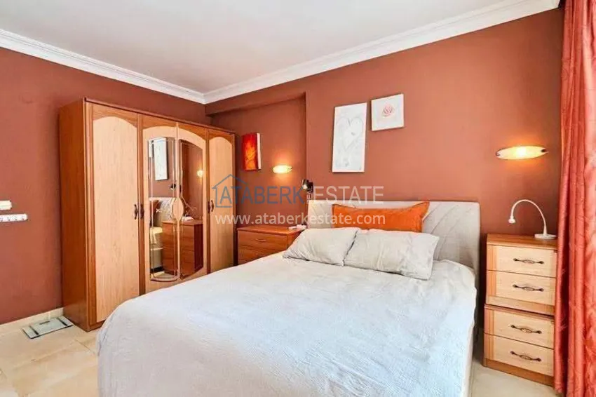 Kupuj  Apartament 2+1 w centrum Alanyi — meble, widok na góry, przeszklony balkon, plaża Kleopatra  13 