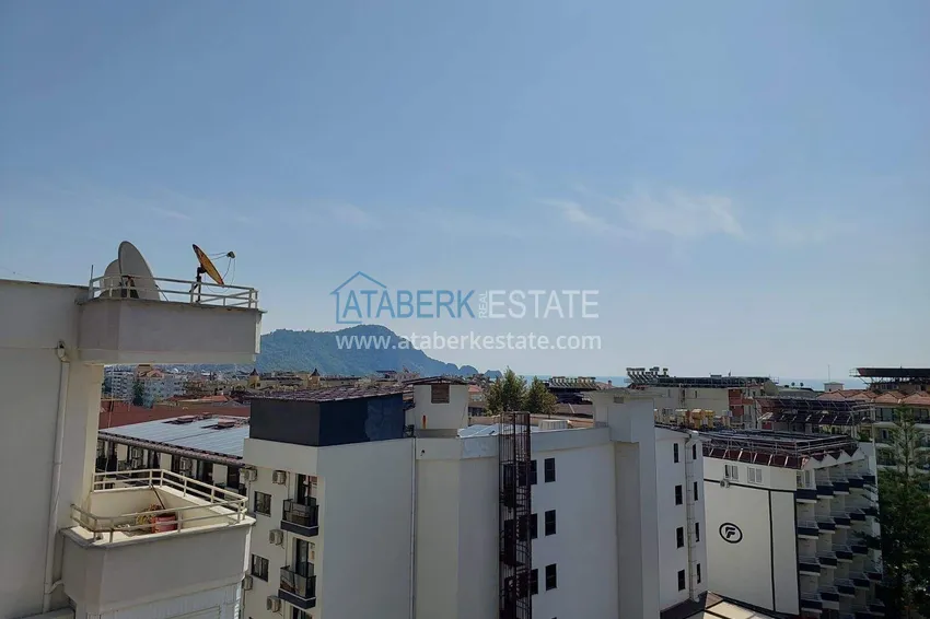 Kupuj  Apartament 1+1 w centrum Alanyi - z widokiem na morze i fortecę, plaża Kleopatra 16 