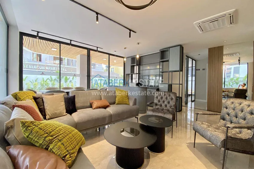Apartament 1+1 w centrum Alanyi - z widokiem na morze i fortecę, plaża Kleopatra 16 