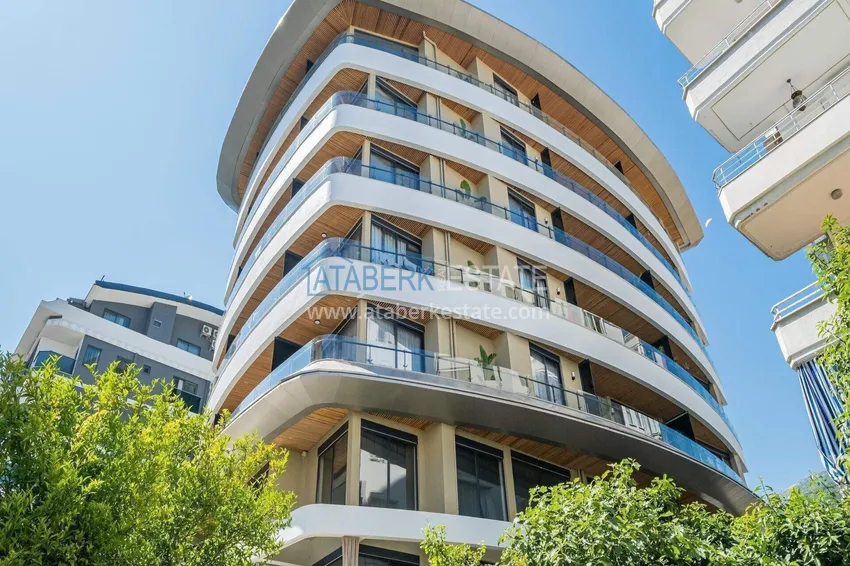 Apartament 1+1 w centrum Alanyi - z widokiem na morze i fortecę, plaża Kleopatra 6 
