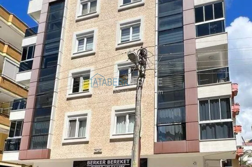 Nieruchomość w centrum Alanyi - apartament 1+1 z nowymi meblami, plaża Keykubat 3 