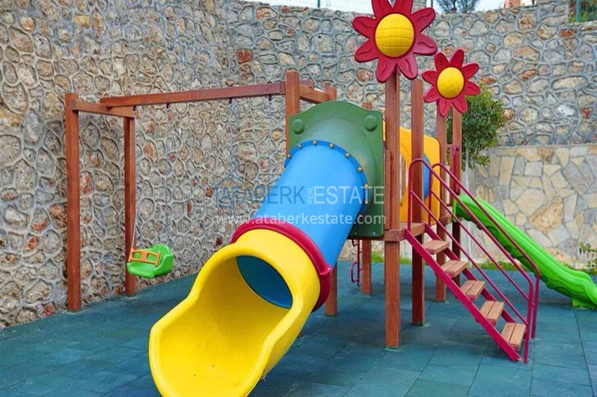 Apartament 1+1 w Tosmur, 76 m2 z meblami i widokiem na morze - nieruchomość na zezwolenie na pobyt w Alanyi  11 
