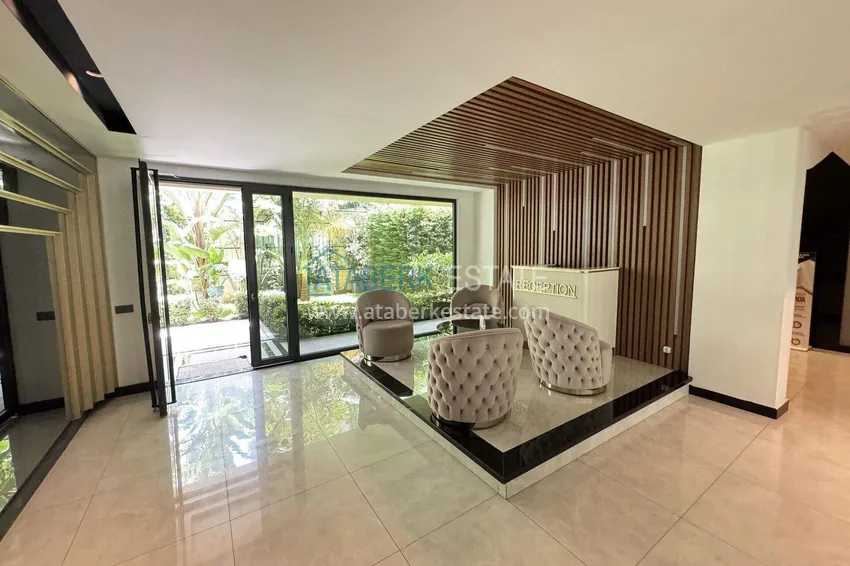 Penthouse w centrum Alanyi - 2+1 umeblowane, plaża Kleopatra 14 