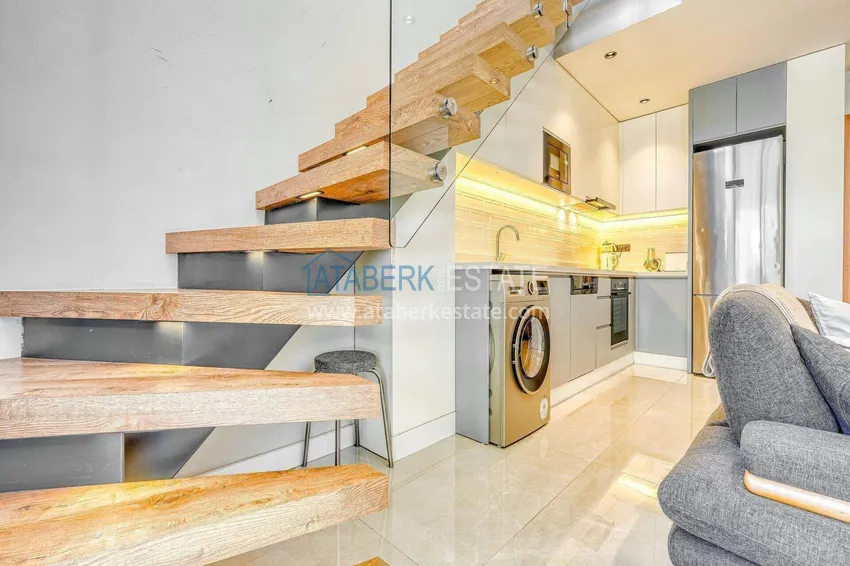 Kupuj  Apartament Loft 1+1 w centrum Alanyi - stylowe wnętrze, 250 metrów od plaży Kleopatra 15 