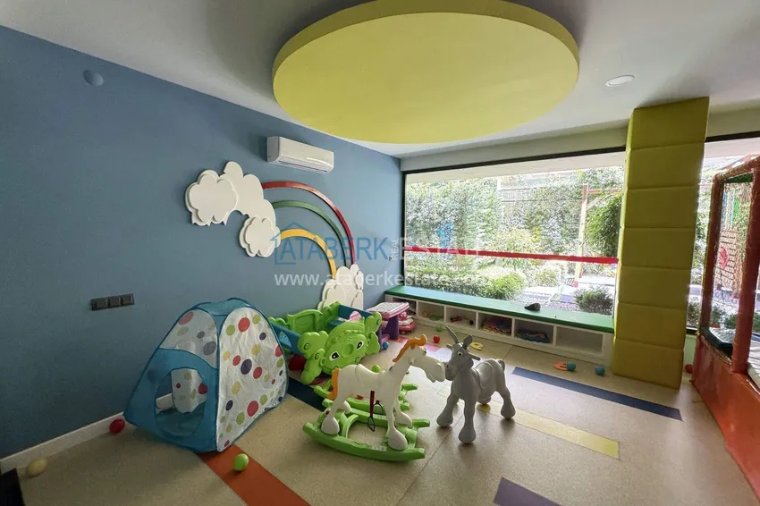 Penthouse w centrum Alanyi - 2+1 umeblowane, plaża Kleopatra 16 