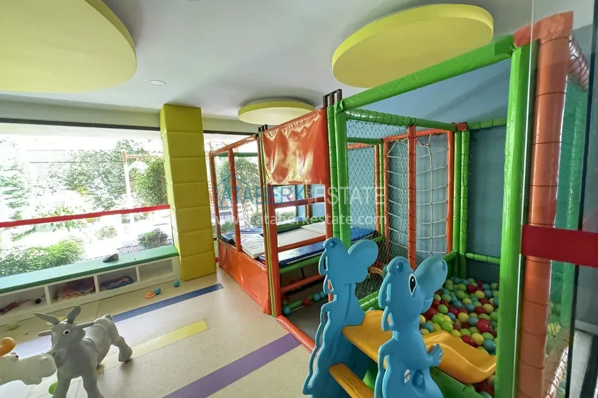 Penthouse w centrum Alanyi - 2+1 umeblowane, plaża Kleopatra 17 