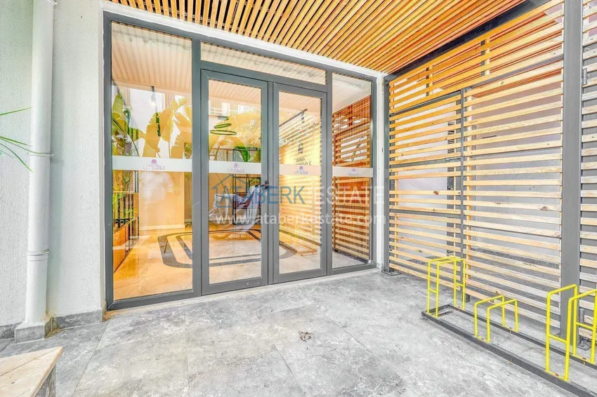 Apartament Loft 1+1 w centrum Alanyi - stylowe wnętrze, 250 metrów od plaży Kleopatra 18 
